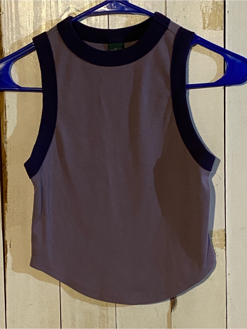 wild fable Purple Tank Top with Dark Trim